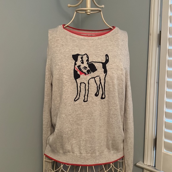 Boden Sweaters Boden Dog Print Wool Blend Sweater Poshmark